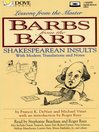 Barbs from the Bard (MP3): Shakespearean Insults with Modern Translations and Notes